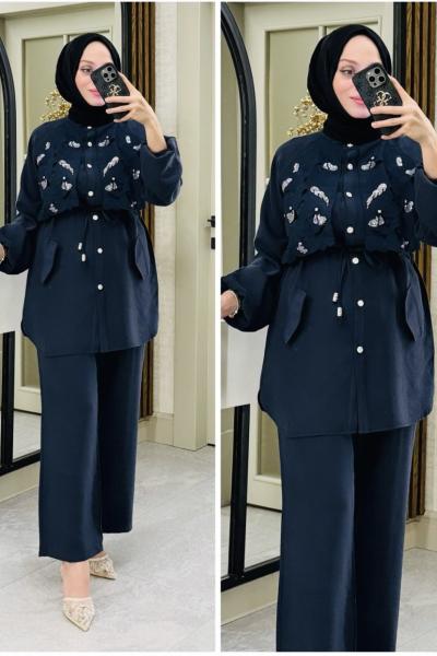 Nadide takım Lacivert