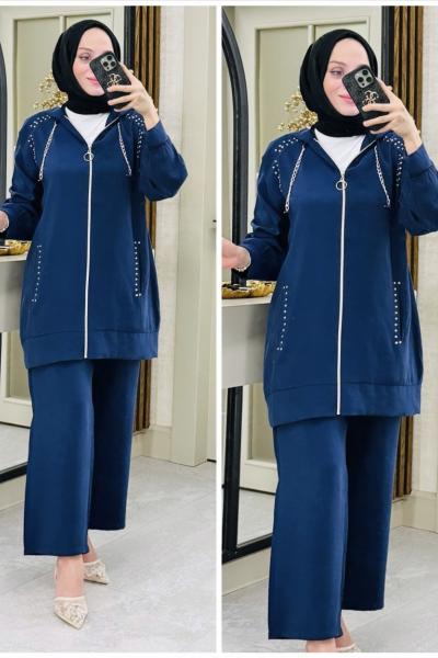 Minel droplu takım Lacivert