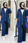 Neva modal kumaş takım Lacivert