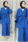 Cansu kimonolu takım Mavi