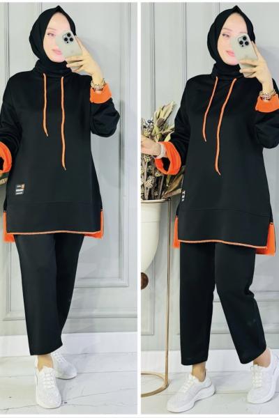 Neon ikili takım Siyah