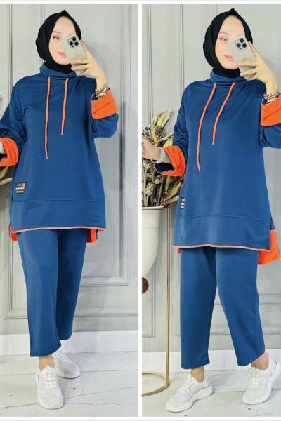 Neon ikili takım Lacivert