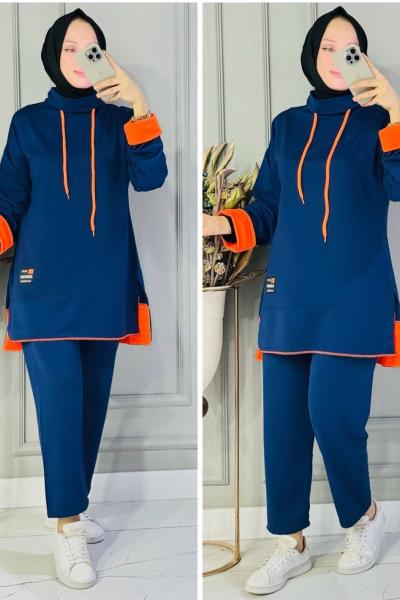 Neon ikili takım Lacivert