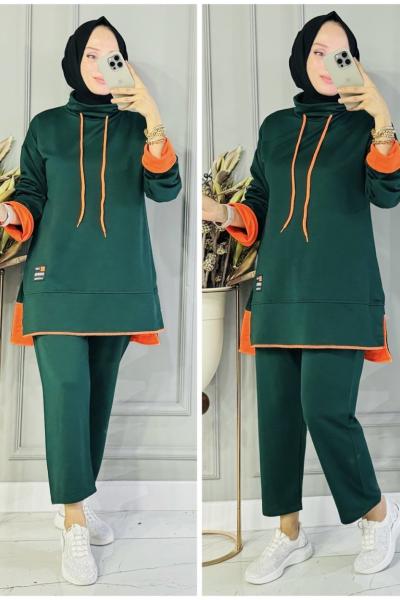 Neon ikili takım Zümrüt