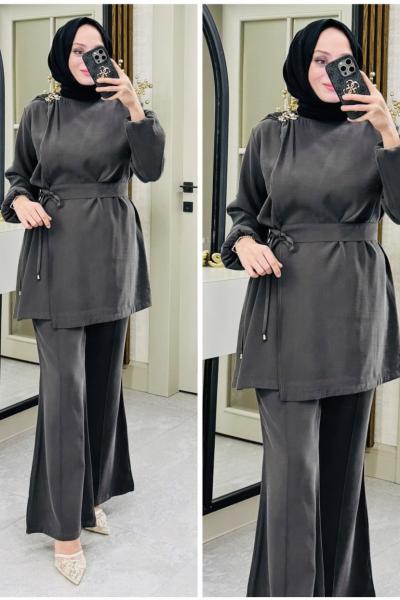 Cahide ipek takım Antrasit