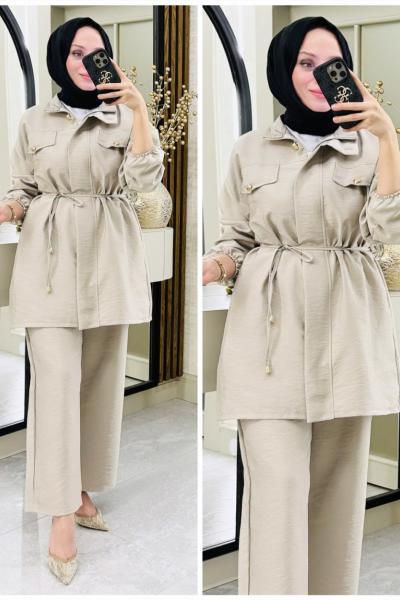 Aden zara qupra takım Taş Rengi