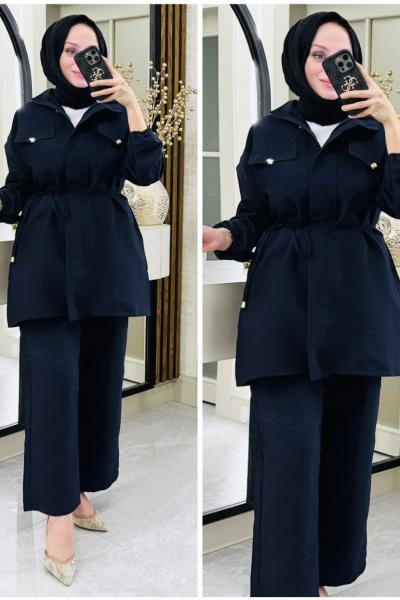 Aden zara qupra takım Lacivert