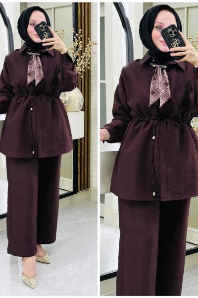 Arzu zara qupra takım Bordo