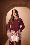 8150 Modal kumaş takım Bordo