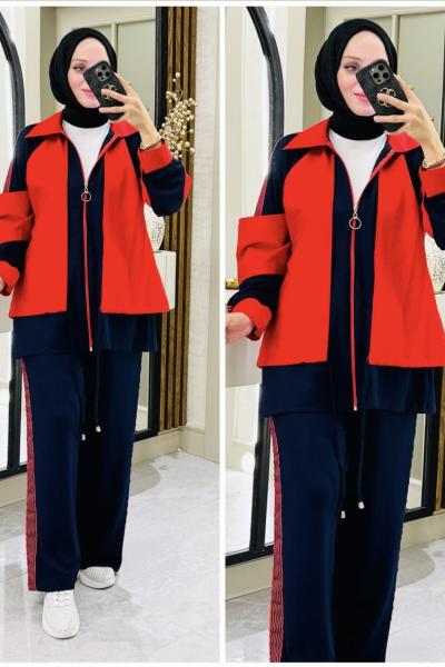 Yağmur takım Kırmızı